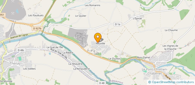 localisation de l'entreprise SCI BRUNO à CHASSENEUIL