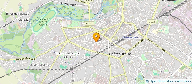 localisation de l'entreprise SCI BRUNO CHARLENE ELISA à CHATEAUROUX