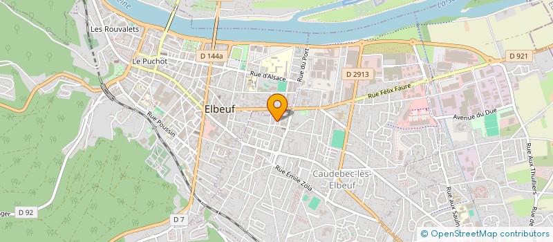 localisation de l'entreprise SCI BRUNO ET LAURENT POUSSARD  CAUDEBEC-LES-ELBEUF