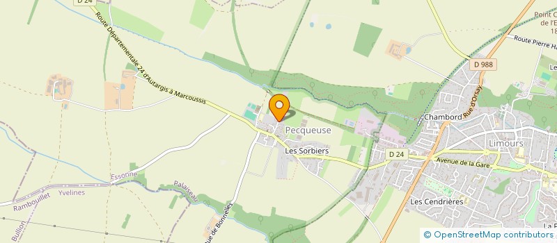 localisation de l'entreprise SCI BRUNO ET RAPHAEL DE GROUCARD  LIMOURS