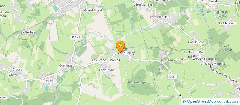 localisation de l'entreprise SCI BRUNO ET SANDRA GUYOT  FETERNES