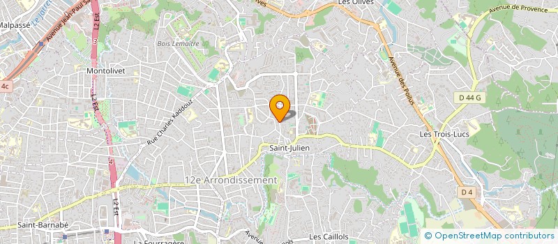 localisation de l'entreprise SCI BRUNO G à MARSEILLE