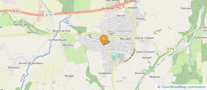 localisation de l'entreprise SCI BRUNO MADEC  GUICLAN