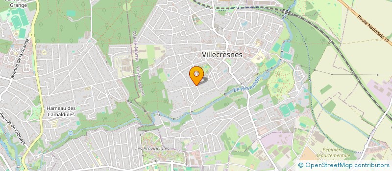 localisation de l'entreprise SCI BRUNO NATHALIE GUERIN  VILLECRESNES