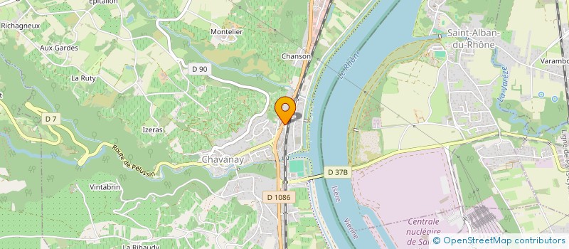 localisation de l'entreprise SCI BRUNOIS  CHAVANAY