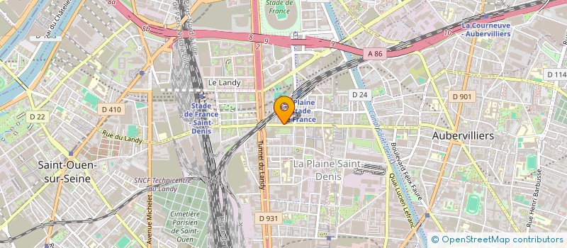 localisation de l'entreprise SCI BRUNOY BH  SAINT-DENIS