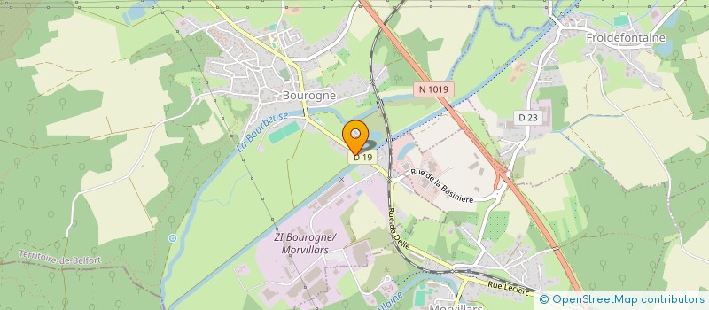 localisation de l'entreprise SCI BRUNROU  BOUROGNE