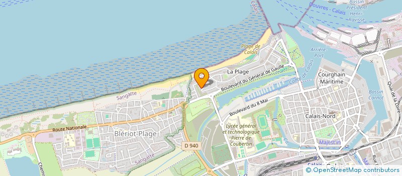 localisation de l'entreprise SCI BRUPADE  CALAIS