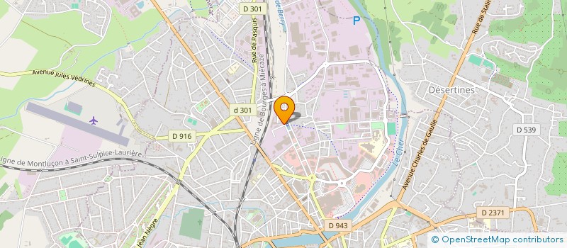 localisation de l'entreprise SCI BRUPIER DU CANAL à MONTLUCON
