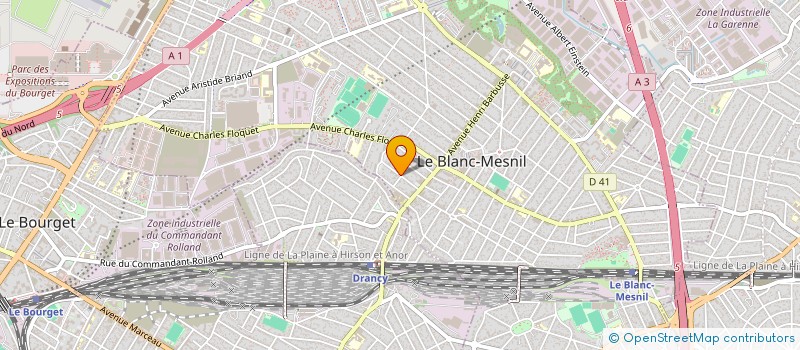 localisation de l'entreprise SCI BRUSA AND CO à LE BLANC-MESNIL
