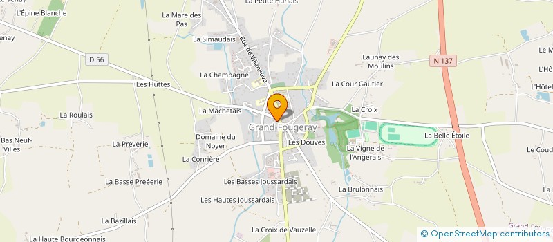 localisation de l'entreprise SCI BRUSECA  GRAND-FOUGERAY