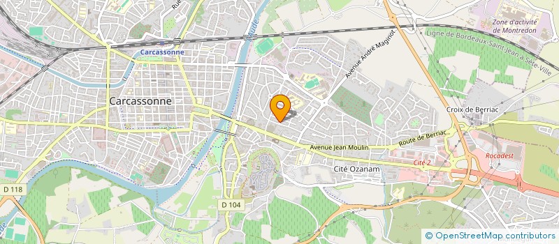 localisation de l'entreprise SCI BRUSOL à CARCASSONNE