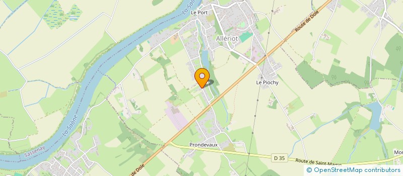 localisation de l'entreprise SCI BRUSSIER  ALLERIOT