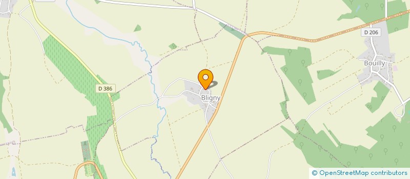 localisation de l'entreprise SCI BRUSYL  BLIGNY