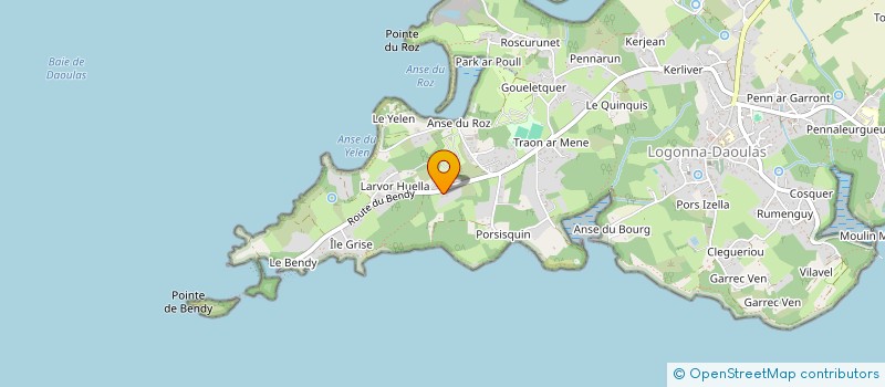 localisation de l'entreprise SCI BRUTIN DE LA BARRIERE  LOGONNA-DAOULAS