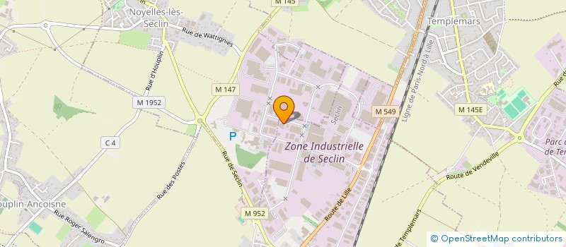 localisation de l'entreprise SCI BRUTUS à SECLIN