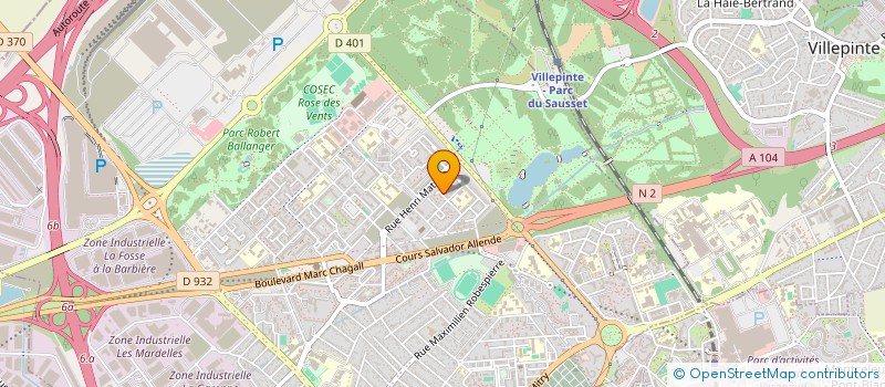 localisation de l'entreprise SCI BRUXELLE LONDRE à AULNAY SOUS BOIS