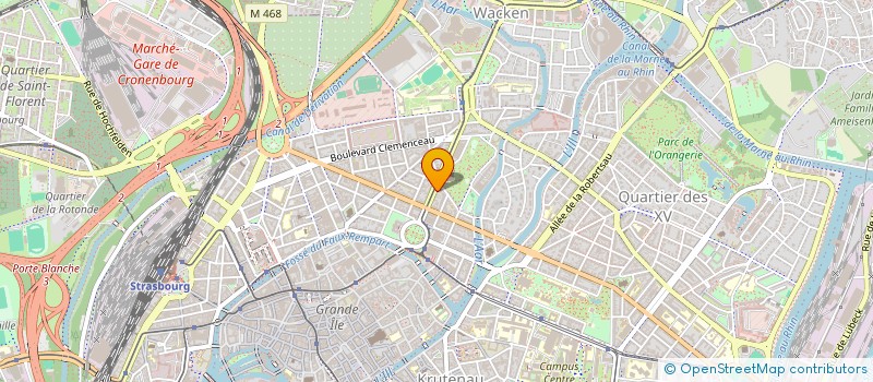 localisation de l'entreprise SCI BRUXELLES VI  STRASBOURG