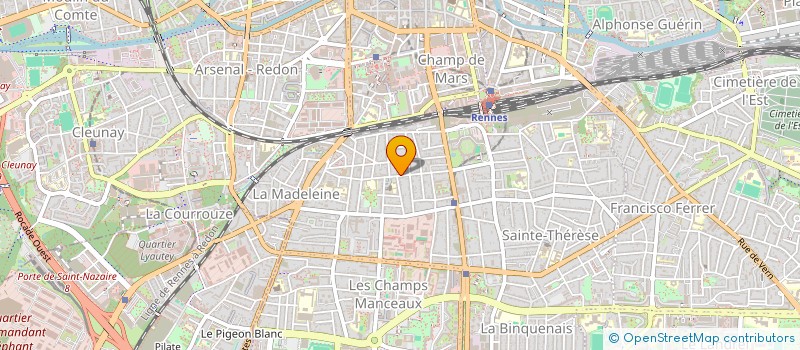 localisation de l'entreprise SCI BRUZ  RENNES