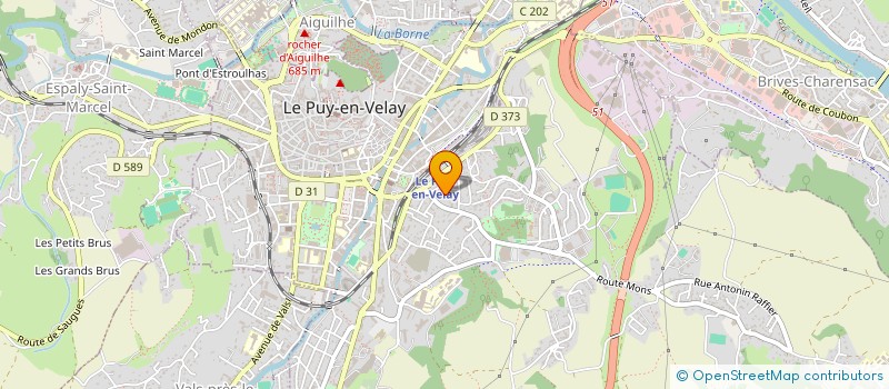 localisation de l'entreprise SCI  BRUZAC  LE PUY-EN-VELAY