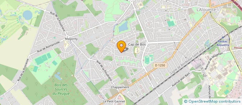localisation de l'entreprise SCI BRVH à PESSAC