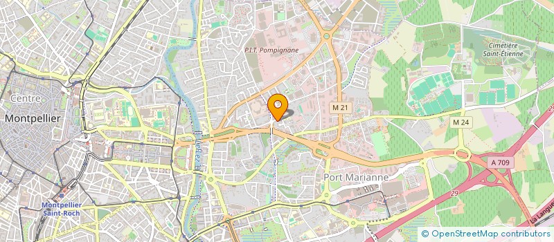 localisation de l'entreprise SCI BRVOL à MONTPELLIER