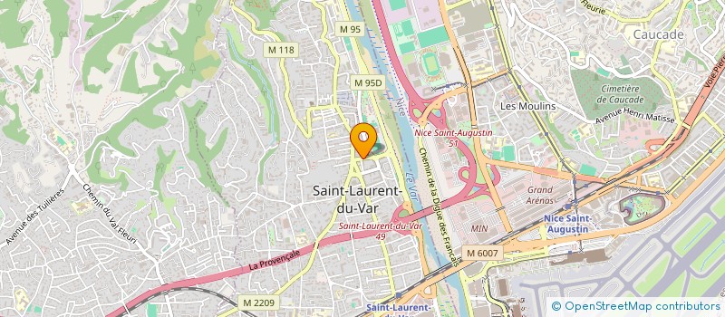 localisation de l'entreprise SCI BRWI à SAINT-LAURENT-DU-VAR
