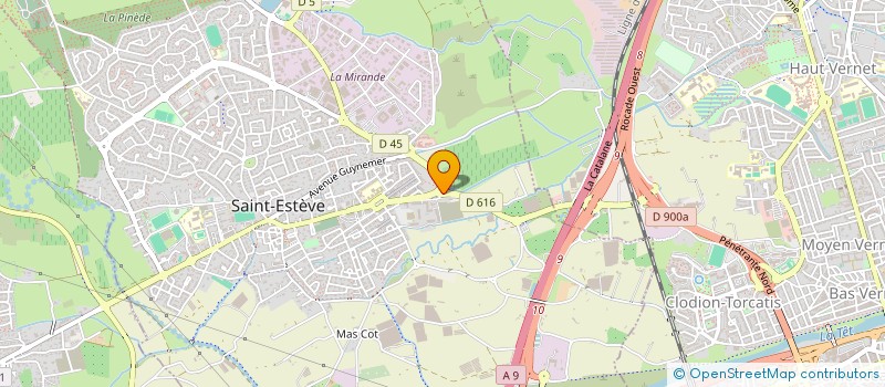 localisation de l'entreprise SCI BRYAN  SAINT-ESTEVE