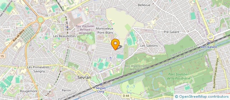localisation de l'entreprise SCI BRYAN à SEVRAN