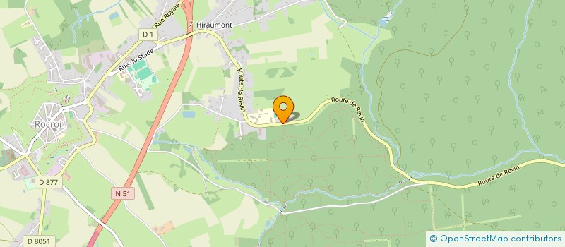 localisation de l'entreprise SCI BRYER  ROCROI