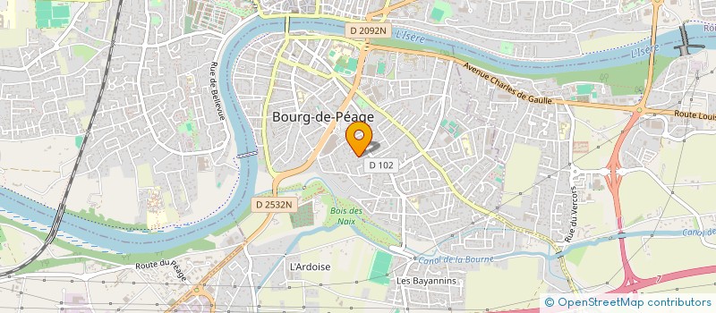 localisation de l'entreprise SCI BRYGI  BOURG-DE-PEAGE