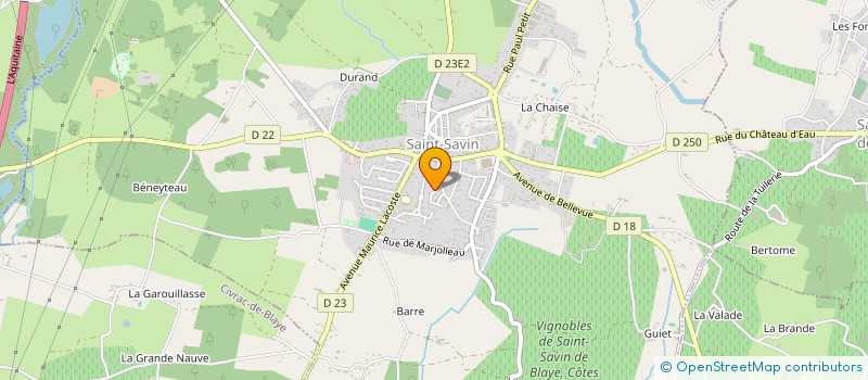 localisation de l'entreprise SCI BRYLIK à SAINT-SAVIN