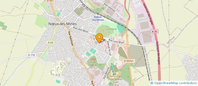 localisation de l'entreprise SCI BRZYSKA  NUX-LES-MINES