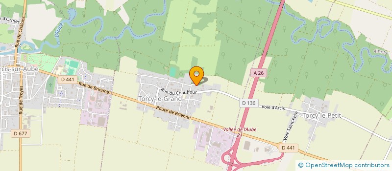 localisation de l'entreprise SCI BS  TORCY-LE-GRAND