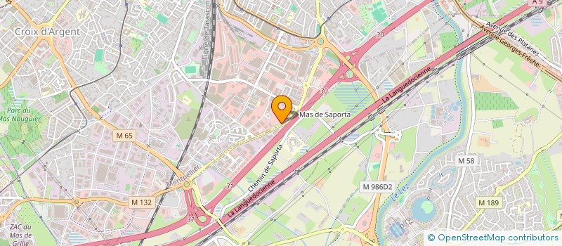localisation de l'entreprise SCI BS à MONTPELLIER