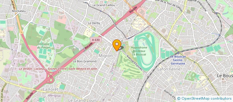 localisation de l'entreprise SCI BS 41  EYSINES