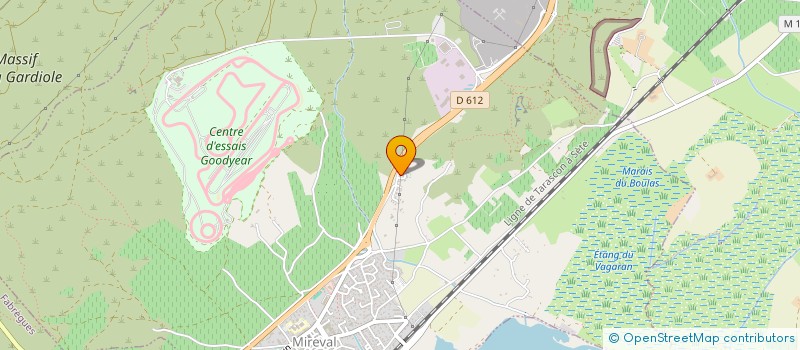 localisation de l'entreprise SCI BS  MIREVAL