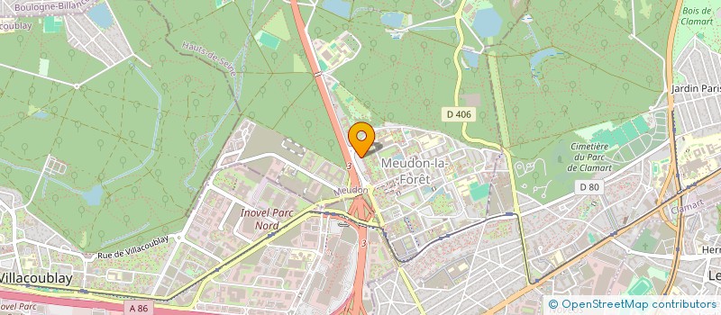 localisation de l'entreprise SCI BS à MEUDON