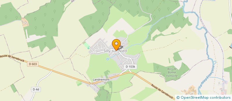 localisation de l'entreprise SCI BS  SILLY-SUR-NIED