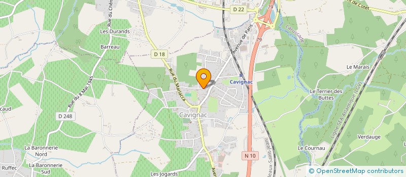 localisation de l'entreprise SCI BS à CAVIGNAC