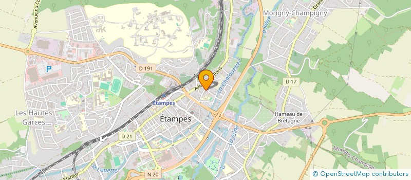 localisation de l'entreprise SCI BS 79  ETAMPES