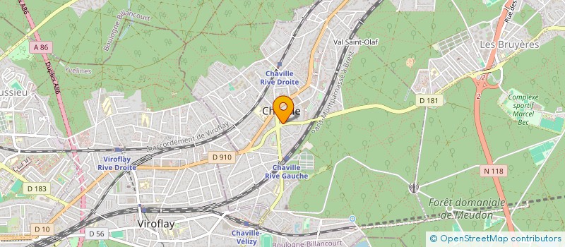 localisation de l'entreprise SCI BS  CHAVILLE