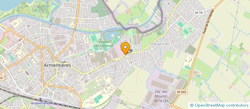 localisation de l'entreprise SCI BS HAVETZ  HOUPLINES