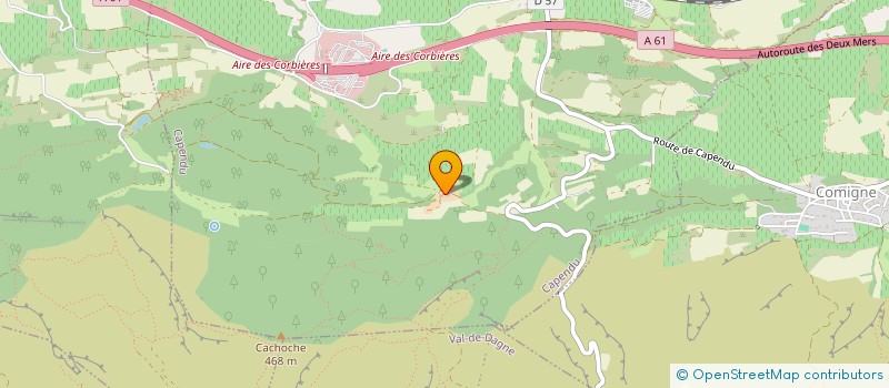 localisation de l'entreprise SCI BS-IMMO  CAPENDU