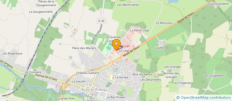 localisation de l'entreprise SCI BS IMMOBILIER ALR à AZAY-LE-RIDEAU