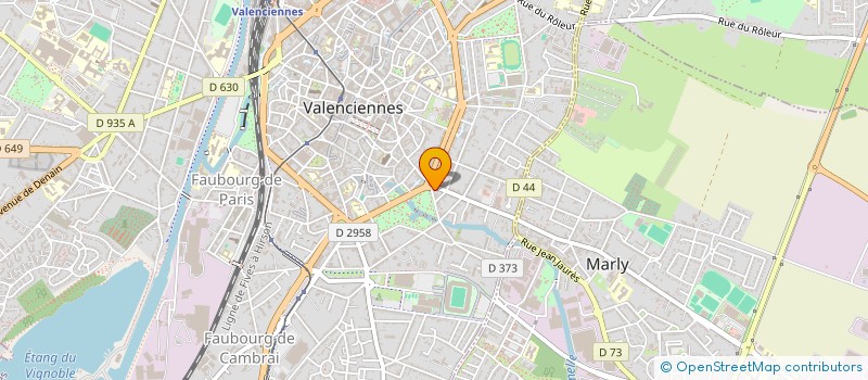 localisation de l'entreprise SCI BS INVESTISSEMENT  VALENCIENNES