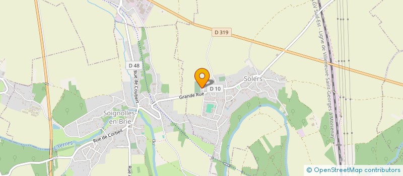 localisation de l'entreprise SCI BS KAL  SOLERS