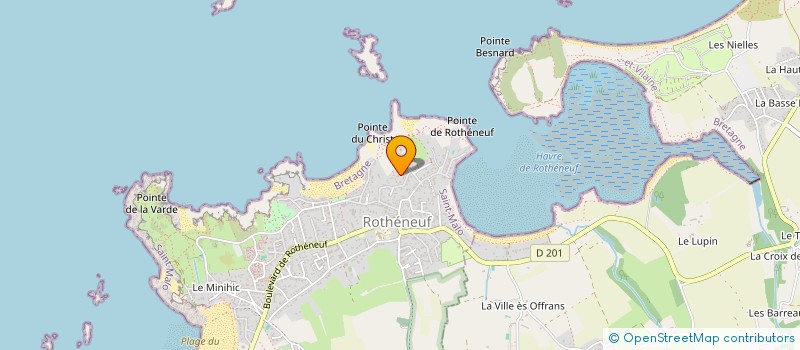 localisation de l'entreprise SCI BS PHM  SAINT-MALO