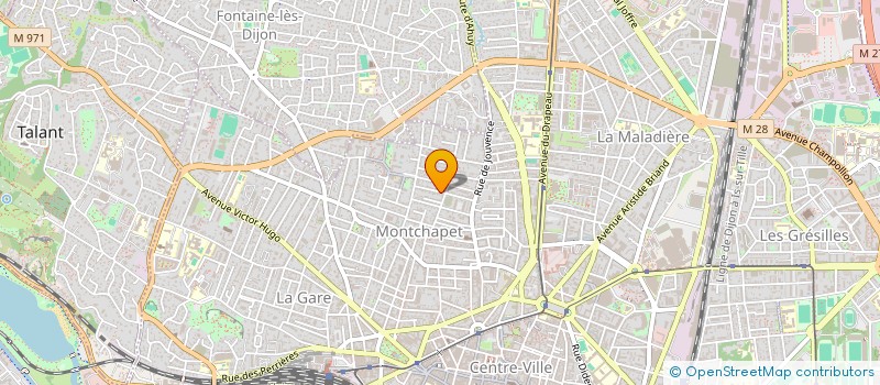 localisation de l'entreprise SCI BS2 à DIJON