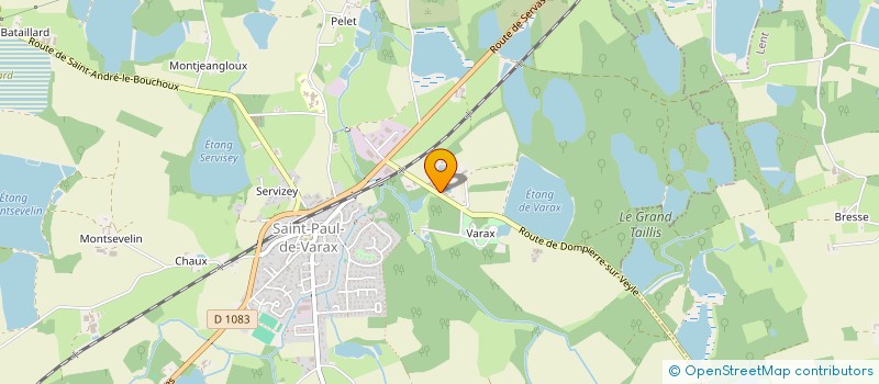localisation de l'entreprise SCI BSA  SAINT-PAUL-DE-VARAX